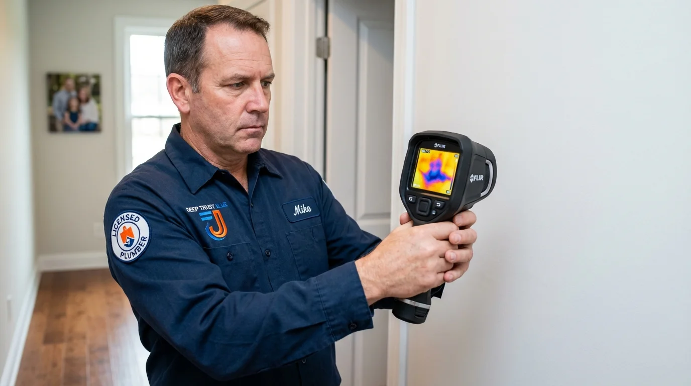 Thermal imaging leak detection by Johns Plumbing LLC in Spring Park